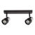 Lampa Sufitowa Cino 2xGU10 Czarny + Chrom ML9947 Milagro