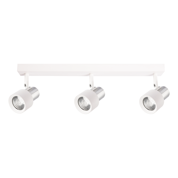 Lampa Sufitowa Cino 3xGU10 Biały + Chrom ML9948 Milagro