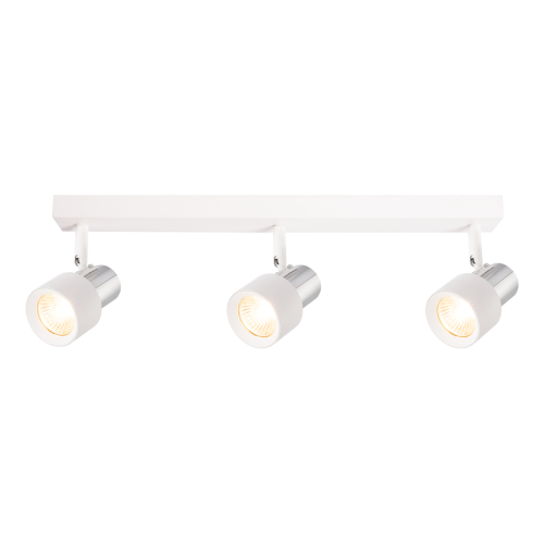 Lampa Sufitowa Cino 3xGU10 Biały + Chrom ML9948 Milagro