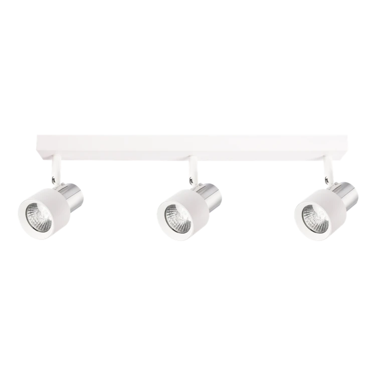 Lampa Sufitowa Cino 3xGU10 Biały + Chrom ML9948 Milagro