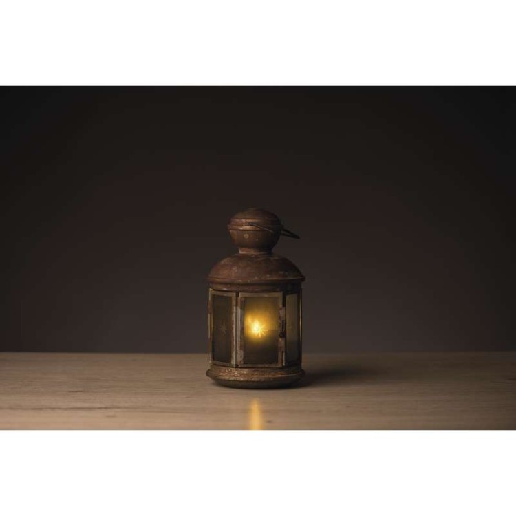 Dekoracja Lampion LED Vintage 21cm 3x AA WW Timer ZY1977 Emos IP20 1,5W stara lampa ciepły biały
