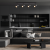 Lampa Sufitowa Cino 4xGU10 Czarny + Chrom ML9951 Milagro