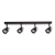 Lampa Sufitowa Cino 4xGU10 Czarny + Chrom ML9951 Milagro