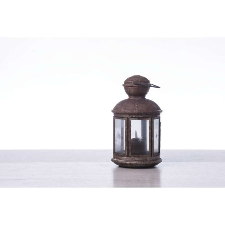 Dekoracja Lampion LED Vintage 21cm 3x AA WW Timer ZY1977 Emos IP20 1,5W stara lampa ciepły biały