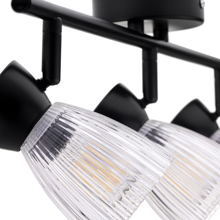 Lampa sufitowa BEST BLACK 3xE14 ML9972 Milagro