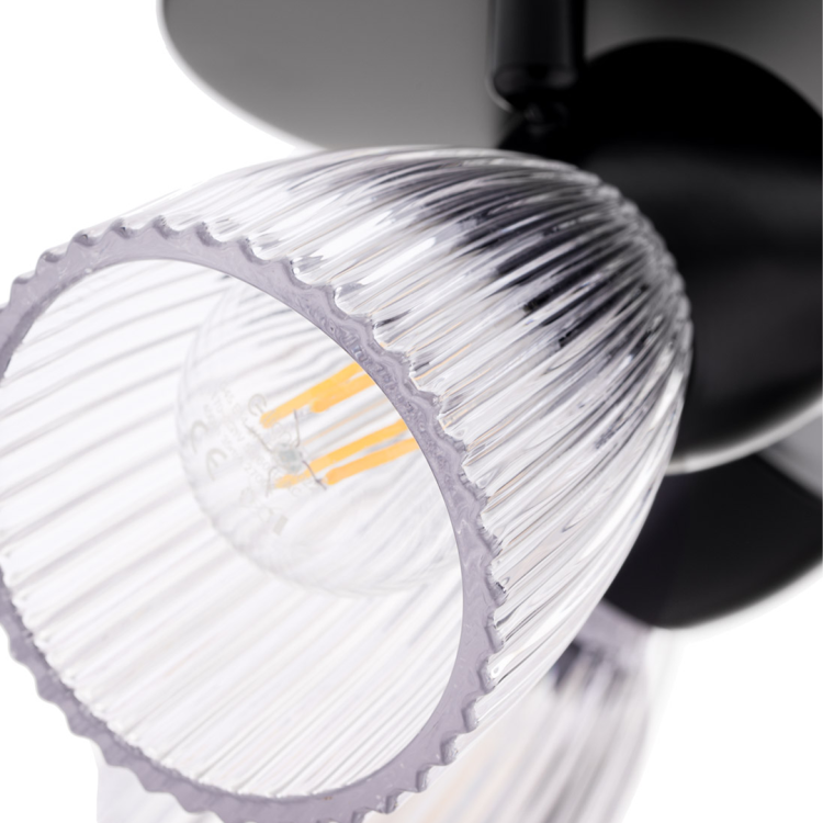 Lampa sufitowa BEST BLACK 3xE14 (round) ML9973 Milagro
