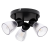Lampa sufitowa BEST BLACK 3xE14 (round) ML9973 Milagro