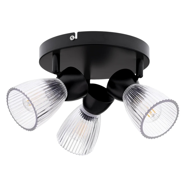 Lampa sufitowa BEST BLACK 3xE14 (round) ML9973 Milagro