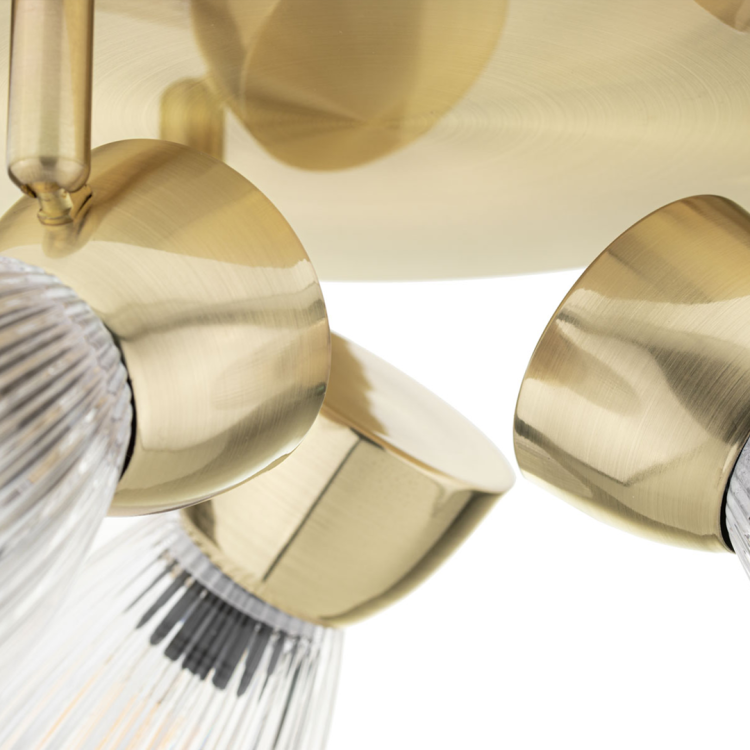 Lampa sufitowa BEST GOLD 3xE14 (round) ML9977 Milagro