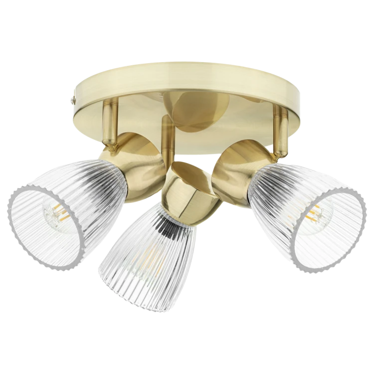 Lampa sufitowa BEST GOLD 3xE14 (round) ML9977 Milagro