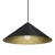 Lampa sufitowa wisząca Industrialna Loft FUJI 50cm 1xE27 MLP0645 Milagro nowoczesna oprawa oświetleniowa kompozytowa żyrandol do Kuchni Jadalni nad stół blat wyspę czarny czarna złoty złota czarno złota zwis Inspiracje Premium