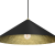 Lampa sufitowa wisząca Industrialna Loft FUJI 70cm 1xE27 MLP0646 Milagro nowoczesna oprawa oświetleniowa kompozytowa żyrandol do Kuchni Jadalni nad stół blat wyspę czarny czarna złoty złota czarno złota zwis Inspiracje Premium