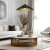 Lampa sufitowa wisząca Industrialna Loft FUJI 70cm 1xE27 MLP0646 Milagro nowoczesna oprawa oświetleniowa kompozytowa żyrandol do Kuchni Jadalni nad stół blat wyspę czarny czarna złoty złota czarno złota zwis Inspiracje Premium