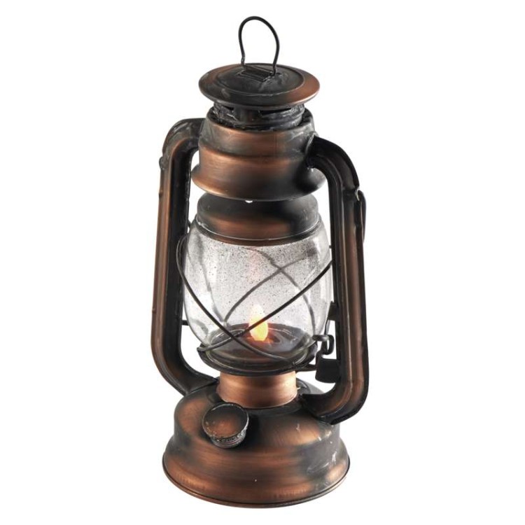 Dekoracja Lampion LED Vintage 28cm 3x AA WW Timer ZY2111 Emos IP20 1,5W stara lampa ciepły biały