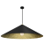 Lampa sufitowa wisząca Industrialna Loft FUJI 90cm 1xE27 MLP0647 Milagro nowoczesna oprawa oświetleniowa kompozytowa żyrandol do Kuchni Jadalni nad stół blat wyspę czarny czarna złoty złota czarno złota zwis Inspiracje Premium