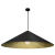 Lampa sufitowa wisząca Industrialna Loft FUJI 90cm 1xE27 MLP0647 Milagro nowoczesna oprawa oświetleniowa kompozytowa żyrandol do Kuchni Jadalni nad stół blat wyspę czarny czarna złoty złota czarno złota zwis Inspiracje Premium