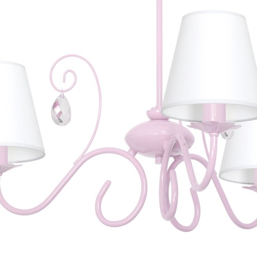 Żyrandol SARA PINK 3xE14 MLP1051 Milagro