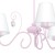 Żyrandol SARA PINK 3xE14 MLP1051 Milagro