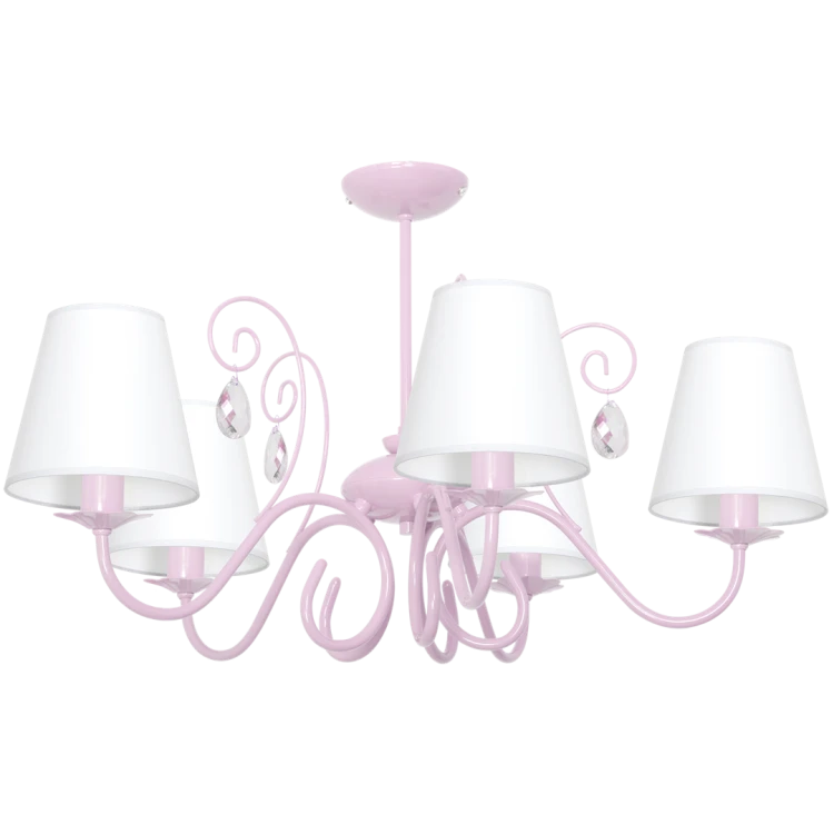 Żyrandol SARA PINK 5xE14 MLP1052 Milagro
