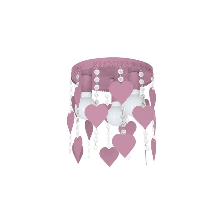 Lampa Sufitowa CORAZON VIOLET 3xE27 MLP1149 Milagro