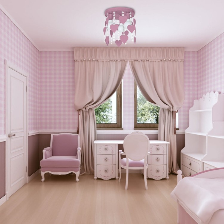 Lampa Sufitowa CORAZON VIOLET 3xE27 MLP1149 Milagro