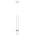 Lampa sufitowa wisząca natynkowa JOKER WHITE/CHROME 1xGU10 MLP1347 Milagro 1x GU10 50-90cm Spot oprawa oświetleniowa nowoczesna Industrialna Loft nawierzchniowa metal zwis biały biała chrom Inspiracje Premium