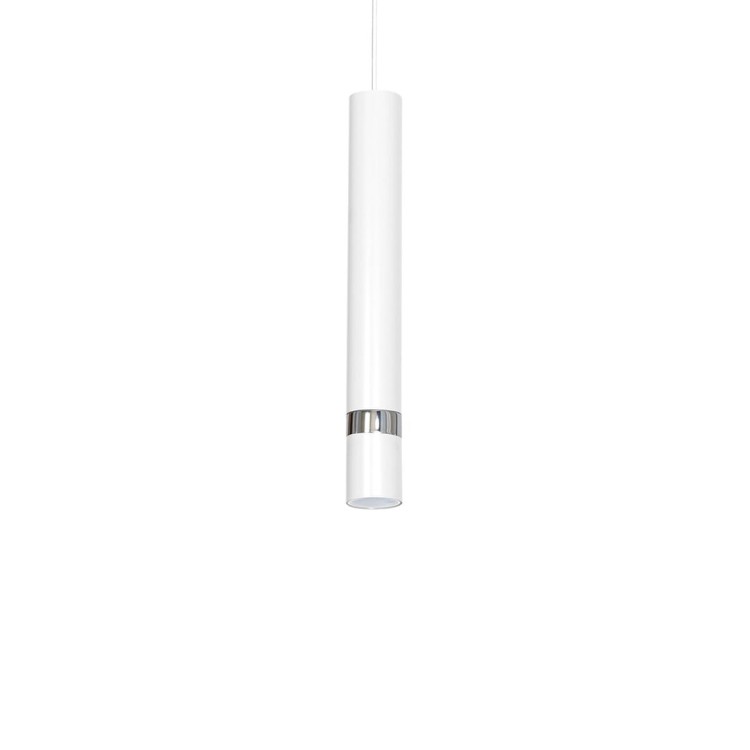 Lampa sufitowa wisząca natynkowa JOKER WHITE/CHROME 3xGU10 MLP1348 Milagro 3x GU10 60cm Spot oprawa oświetleniowa nowoczesna Industrialna Loft nawierzchniowa metal zwis biały biała chrom Inspiracje Premium