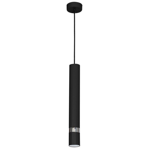 Lampa sufitowa wisząca natynkowa JOKER BLACK/CHROME 1xGU10 MLP1413 Milagro 1x GU10 50-90cm Spot oprawa oświetleniowa nowoczesna Industrialna Loft nawierzchniowa metal zwis czarny czarna chrom Inspiracje Premium