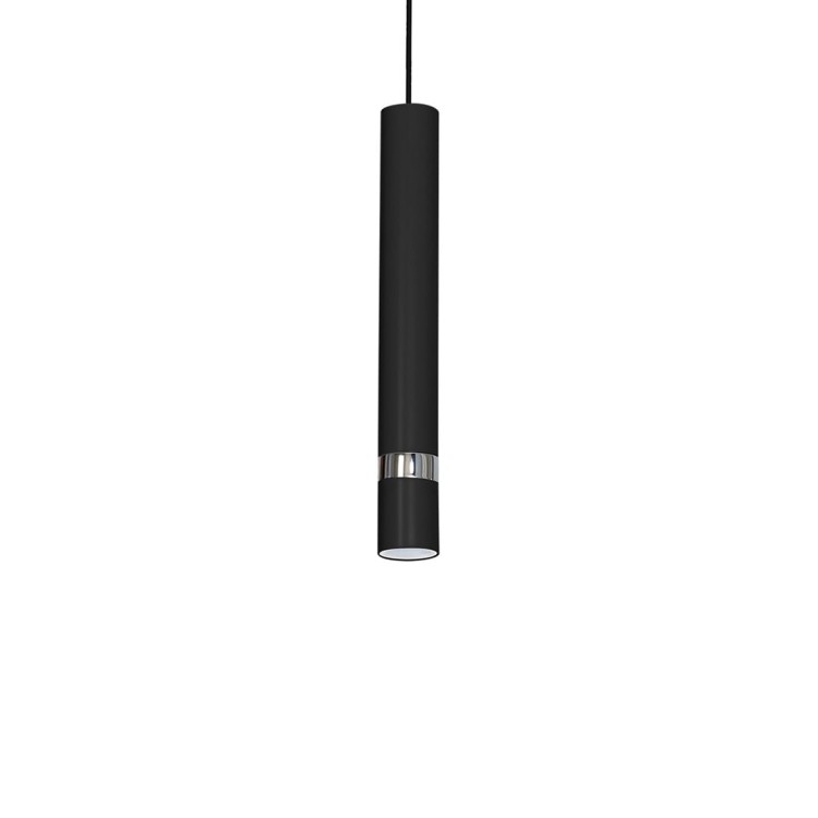 Lampa sufitowa wisząca natynkowa JOKER BLACK/CHROME 1xGU10 MLP1413 Milagro 1x GU10 50-90cm Spot oprawa oświetleniowa nowoczesna Industrialna Loft nawierzchniowa metal zwis czarny czarna chrom Inspiracje Premium