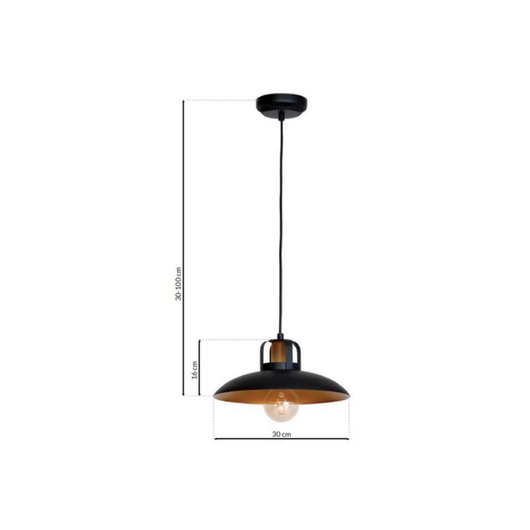 Lampa Wisząca FELIX 1xE27 MLP3682 Milagro