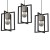 Lampa Wisząca Ralph 3xE27 MLP3712 Milagro