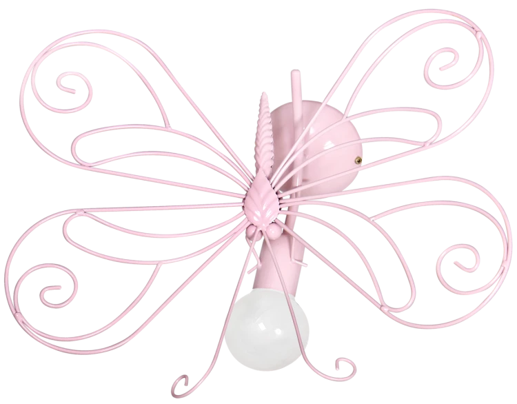 Kinkiet MOTYL 2 PINK 1xE27 MLP3931 Milagro