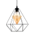 Lampa wisząca ALAMBRE BLACK 1xE27 4W żarówka w zestawie MLP4130 Milagro
