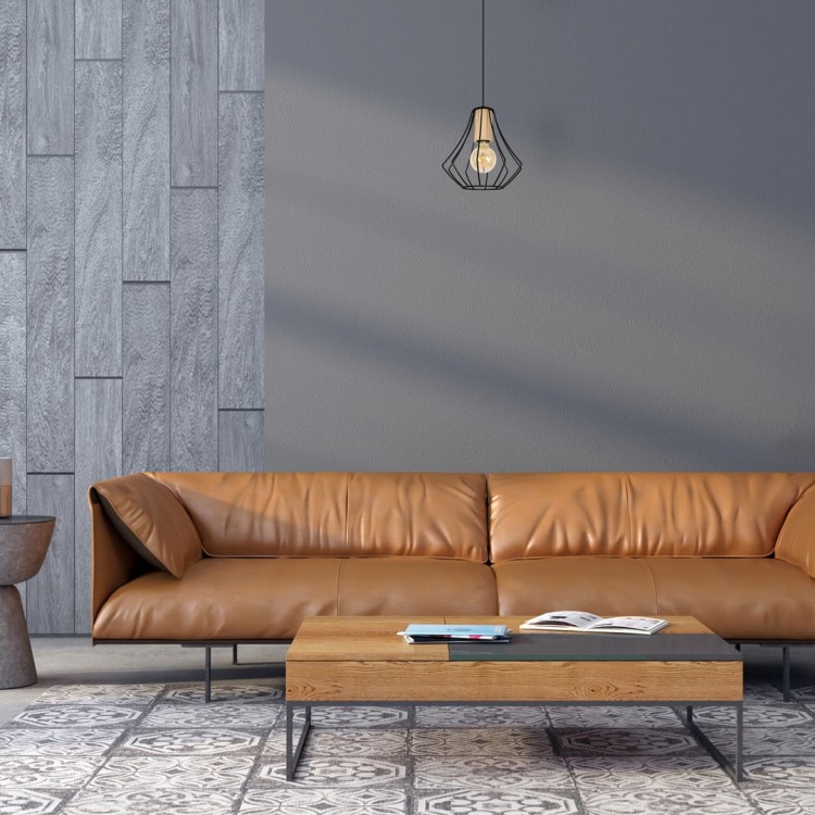 Lampa wisząca WILL BLACK 1XE27 MLP4188 Milagro