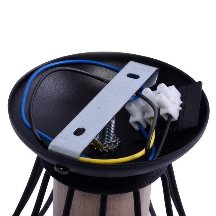Lampa sufitowa WILL BLACK 1xE27 MLP4189 Milagro