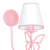 Kinkiet CHARLOTTE PINK 1xE14 MLP4215 Milagro