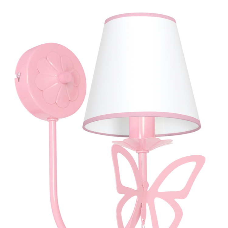 Kinkiet CHARLOTTE PINK 1xE14 MLP4215 Milagro