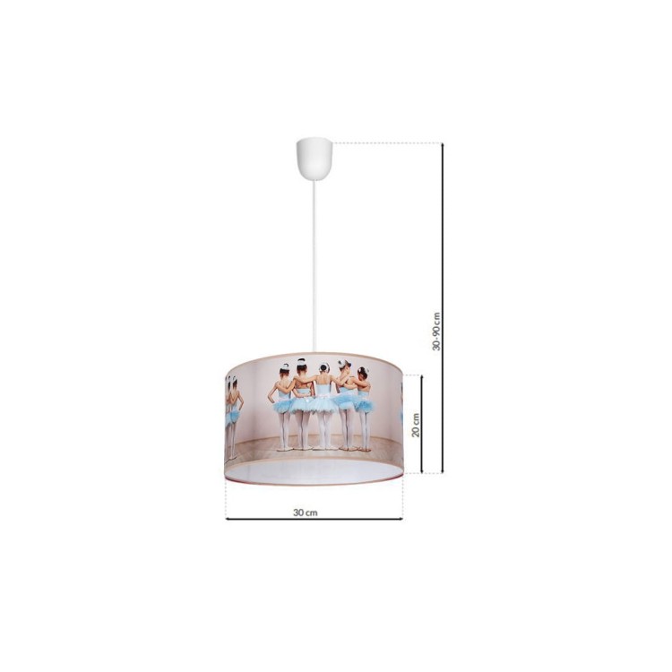 Lampa Wisząca BALLERINA 1xE27 MLP4311 Milagro