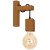Kinkiet JACK 1xE27 Dąb MLP4356 Milagro