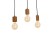 Lampa Wisząca JACK 3xE27 Dąb MLP4357 Milagro