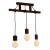 Lampa Wisząca JACK 3xE27 Orzech MLP4360 Milagro