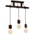 Lampa Wisząca JACK 3xE27 Orzech MLP4360 Milagro