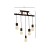 Lampa Wisząca JACK 5xE27 Orzech MLP4361 Milagro