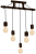 Lampa Wisząca JACK 5xE27 Orzech MLP4361 Milagro