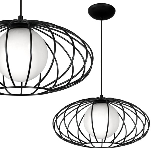Lampa Wisząca KRONOS BLACK 1xE14 MLP4422 Milagro