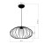 Lampa Wisząca KRONOS BLACK 1xE14 MLP4422 Milagro