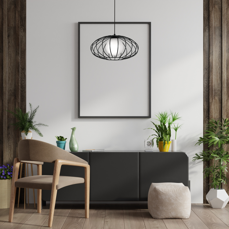 Lampa Wisząca KRONOS BLACK 1xE14 MLP4422 Milagro