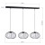 Lampa Wisząca KRONOS BLACK 3xE14 MLP4424 Milagro