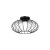 Lampa Sufitowa KRONOS BLACK 1xE14 MLP4425 Milagro