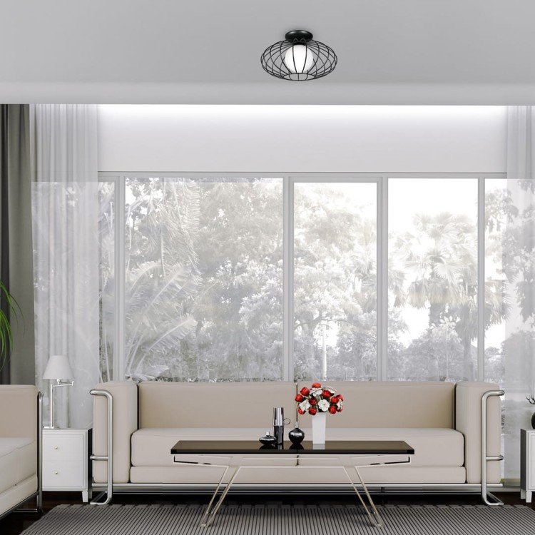 Lampa Sufitowa KRONOS BLACK 1xE14 MLP4425 Milagro
